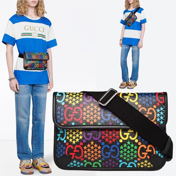 Gucci Other - GUCCI BELT BAG 598113 GG SUPREME CANVAS LOGO MONOGRAM PSYCHEDELIC